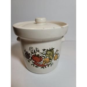 Mccoy Vintage Spice of Life Casserole Crock 1QT